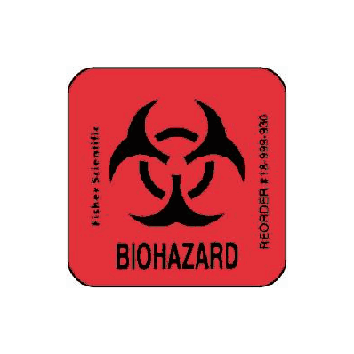 Warning Label Barkley Biohazard Biohazard Re