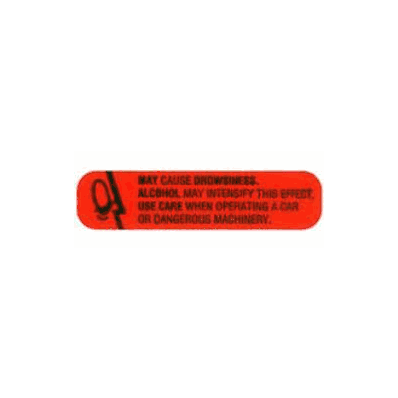 Warning Label Barkley Caution May Cause Drow