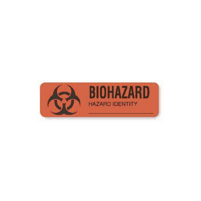 Warning Label Biohazard Biohazard Hazard Iden