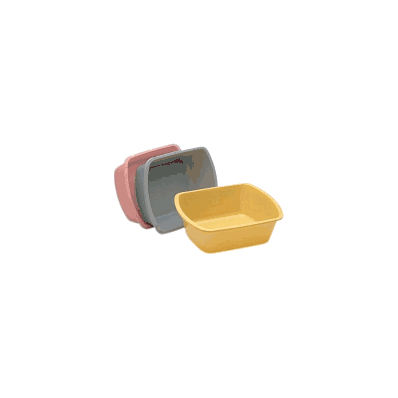 Washbasin, Rectangular, Gold, 6 Qt - Medline