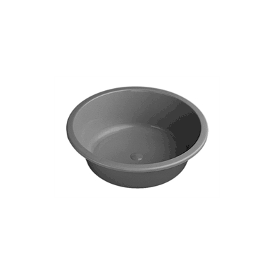 WASHBASIN, ROUND, GRAPHITE, 5QT