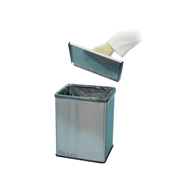 Waste Container, Shielded, 0.125 Lead