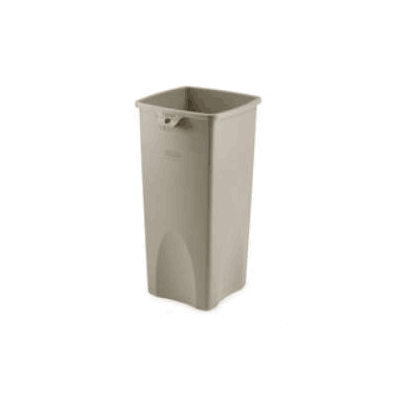 Waste Container Untouchable 23 Gallon Beige