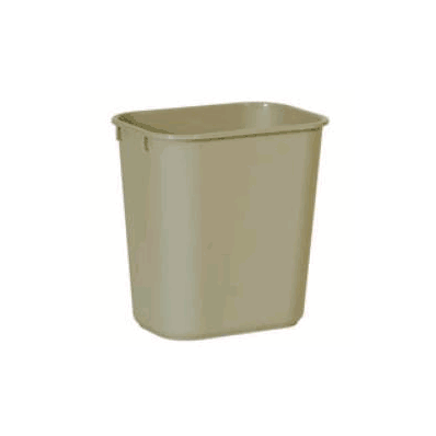 Waste Receptacle 13-5/8 Quart Beige Lldpe - C
