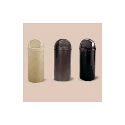Waste Receptacle 15 Gallon Beige Plastic - Co