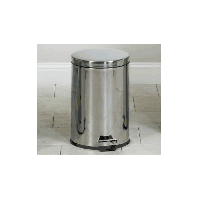 Waste Receptacle 20 Quart Stainless Steel Med