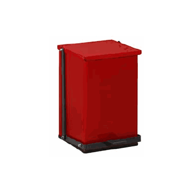 Waste Receptacle 24 Quart Red Rectangular - R