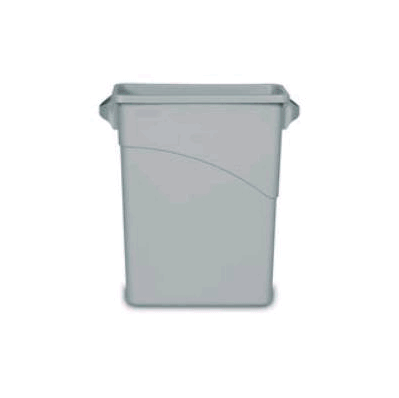 Waste Receptacle Slim Jim 15-7/8 Gallon Ligh
