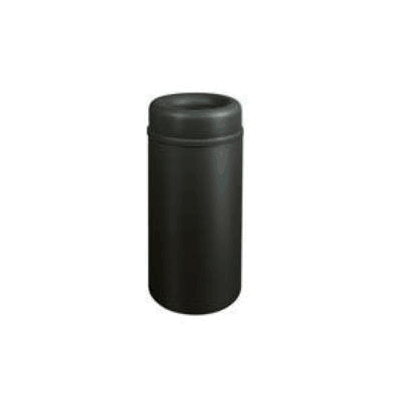 Waste Receptacle Untouchable 15 Gallon Black