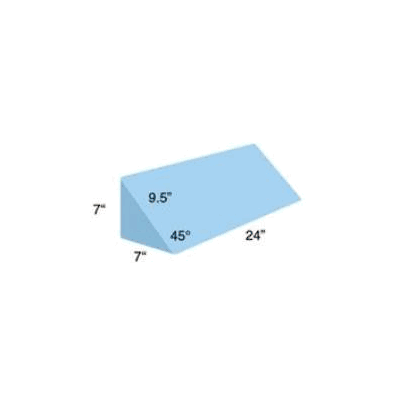 Wedge Positioner 24 L X 7 W X 7 D Inch, 45 De