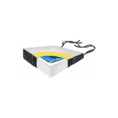 Wedge Seat Cushion 16 X 18 Inch, 4 To 2 Inch