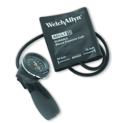 Welch Allyn 5098-27CB Hand Aneroid Pocket Size Hand Held, ADULT LARGE Cuff