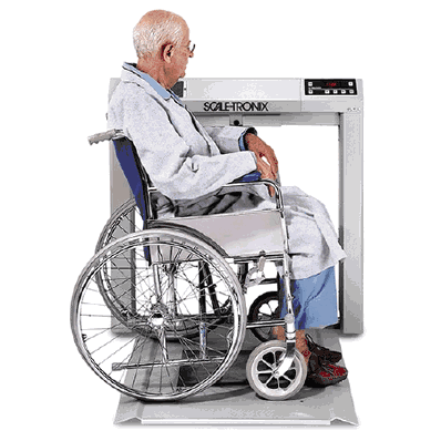 Welch Allyn 6202-XX-B Wheelchair Scale, 660 lbs capacity