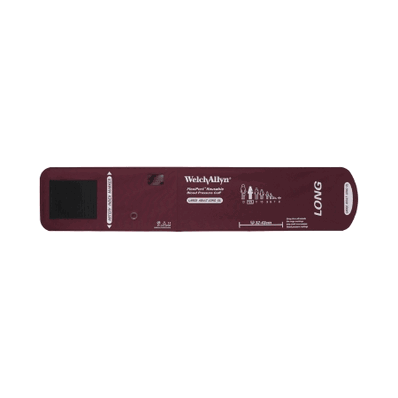 Welch Allyn REUSE-12L Blood Pressure Cuff, BURGUNDY 32-43cm Large Cuff Arm No Connector