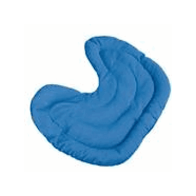Wheat Cushion, Light Blue