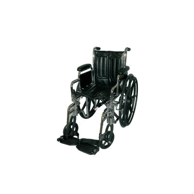 Wheelchair 16", 250lb, Securing blet, SAF