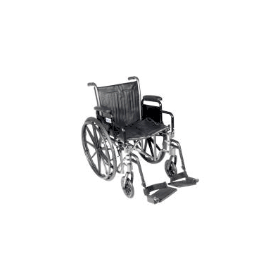 Wheelchair 18" width, Elevating Legrest 300 lb