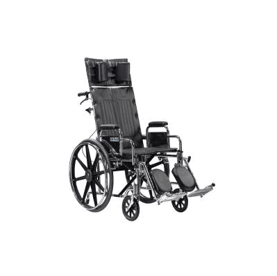 Wheelchair Full Reclining Deluxe Sentra Black