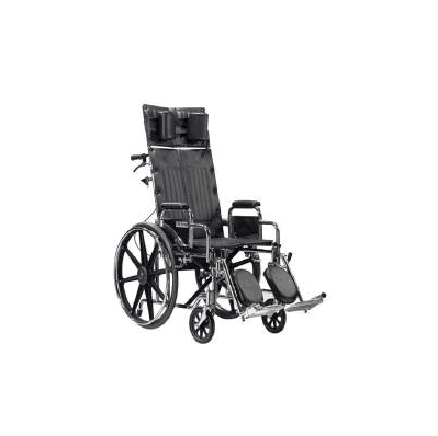 Wheelchair Full Reclining, Dual Axle Deluxe S