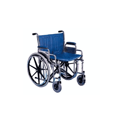 Wheelchair, Heavy Duty, Full Length Fixed