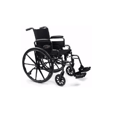 Wheelchair Traveler L4 Flip Back Desk Arm Bl
