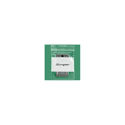 White Block Reclosable Bags, 6 Mil, 3 x 5",
