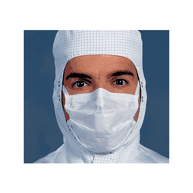 White Cr Classic Knit Earloop Mask By Kimberl