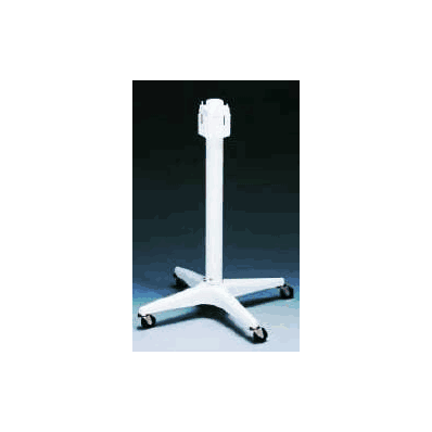 White Metal Anesthesia Cart, Canister Suction Hardware Rollstand