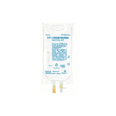 Replacement Preparation, 150 mL, 0.9% Flexible Bag, sold as 32/Cs #798361