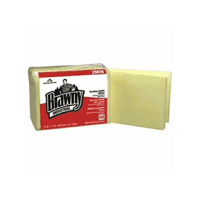 Wiper, Brawny, Indust, Dust, Polypk, Yellow -
