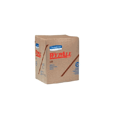 WIPER, WYPALL L20 1/4 FOLD TAN(68/BX 12BX/CS)