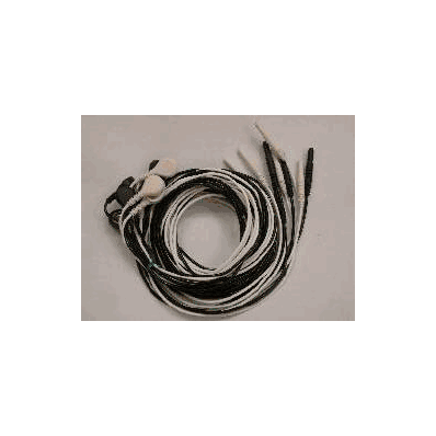 Wire, 5 Black Snap and 5 60" White