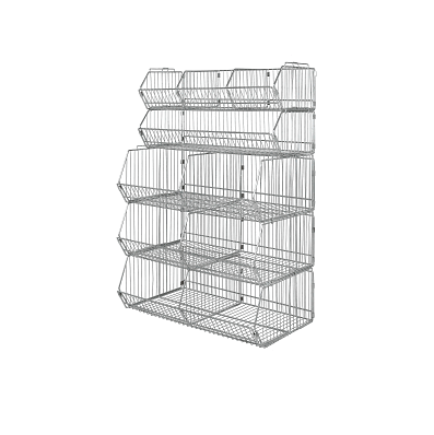 Wire Stacking Basket Units - Basket, Unit, St