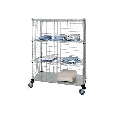 Wire Three-sided Linen Carts - Cart, Linen, 2