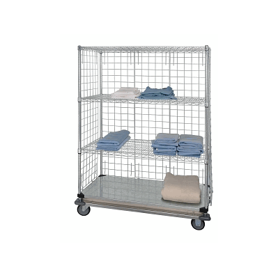 Wire Three-sided Linen Carts - Cart, Linen, 2