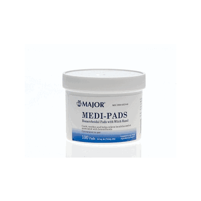 Witch Hazel 50% Pad 100/Jar - Medline