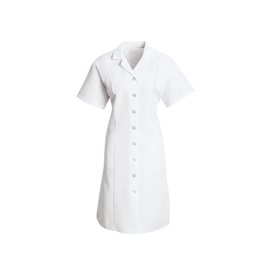 Wmns White Dress 80/20 Poplin S / Slv - Medli