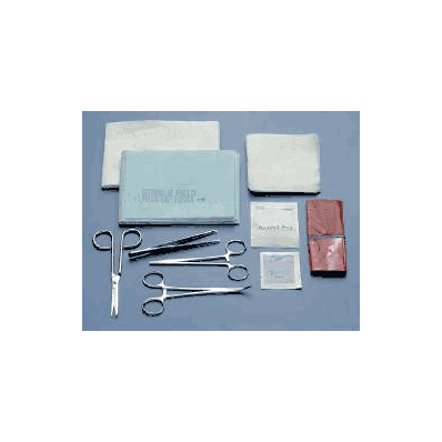 Wound Closure Tray, Sterile, Contents Inclu
