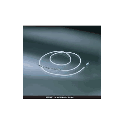 Wound Drain with Trocar, 3/16" Single Round Trocar