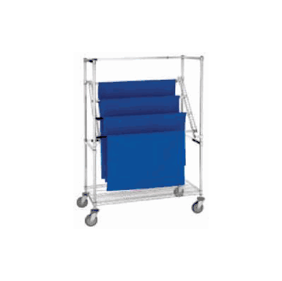 Wrap Rack Chrome 24 W X 36 L X 69 H Inch 4 Ba