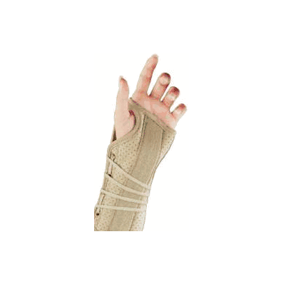 Wrist Brace, Cock-up Sft Fit Suede Med Rt Bge