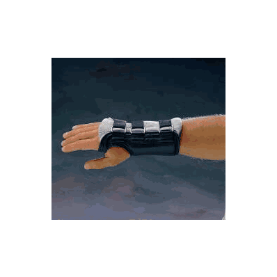 Wrist Brace D-ring Left Hand Black Small - W