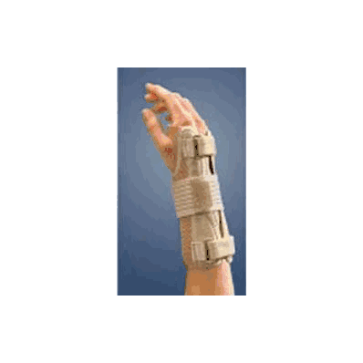 Wrist Brace Easy-sleeve Left Hand Beige Small