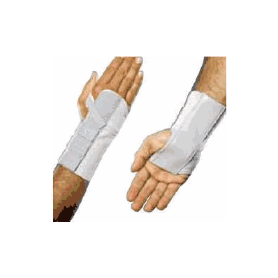 Wrist Brace Elastic Right Hand Black Medium -