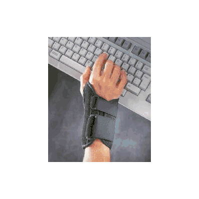 Wrist Brace Form Fit Lycria Right Hand Black