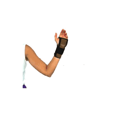 Wrist Brace Palmar / Dorsal Stay Black One Si