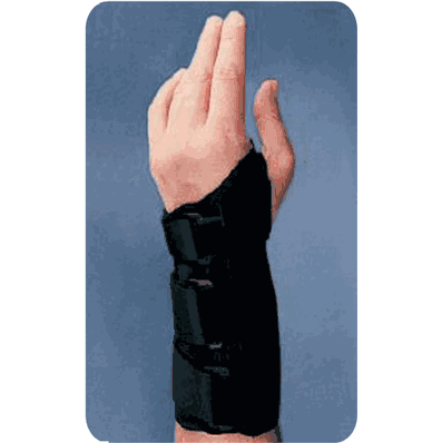 Wrist Brace, Supreme Blk 8" Lt Med - - Bird