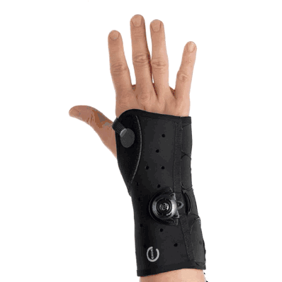 Wrist Brace with Boa, X-Large, Right Hand, Black