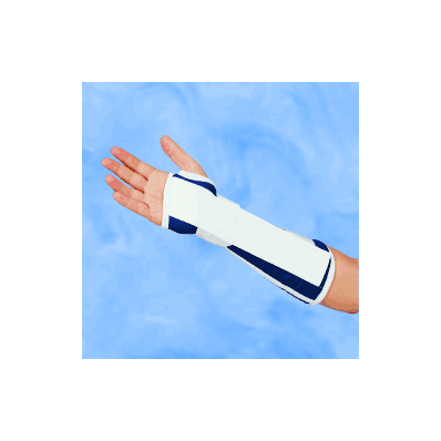 Wrist/Forearm splint, 11", small, canvas, right