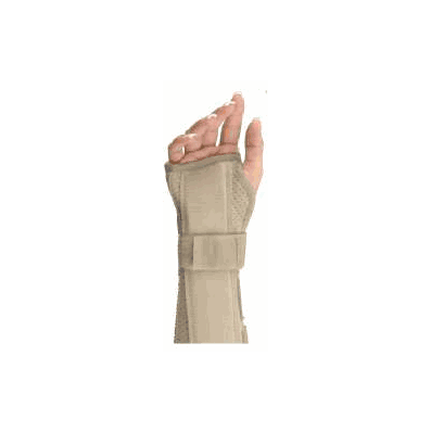 Wrist/Forearm Splint, Perf Suede Bge 10" Lt X